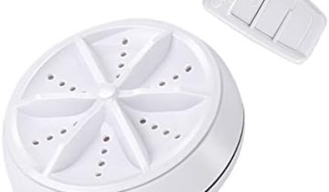 GLEAVI Rotate Scrubber Compact Washer Dryer Portable Small Washer Portable Mini Washing Machine Mini Portable Washing Machine Ultrasonic Washing Machine Abs Turbine White To Rotate