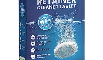 Vyzak – Retainer Cleaner Tablets (30 Pack) – Mint Flavor Fast Acting Dental Cleaning Tablets for Retainers, Mouth Guard, Night Guards, Snore Guards, Sport Devices & TMJ Devices – Removes Odor & Plaque